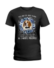 Hate People - English Pointer Ladies T-Shirt tile