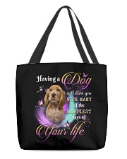 Happiest - English Cocker Spaniel 2 All-Over Tote tile