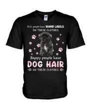 Happy People - Lhasa Apso V-Neck T-Shirt tile