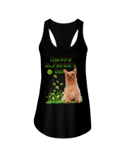 Gold Grass - Silky Terrier Ladies Flowy Tank tile