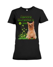 Gold Grass - Silky Terrier Premium Fit Ladies Tee tile
