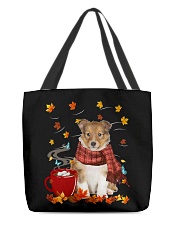 Hot Chocolate - Shetland Sheepdog 2 All-Over Tote tile