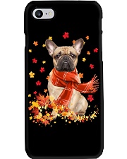 Autumn Scarf - fawn French Bulldog Phone Case tile