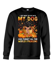 Forget Problems - BLACK Cane Corso Crewneck Sweatshirt tile