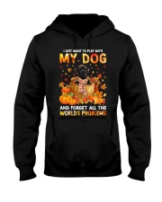 Forget Problems - BLACK Cane Corso Hooded Sweatshirt tile