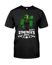 Happy Clover - BLACK Pug 2 Premium Fit Mens Tee tile
