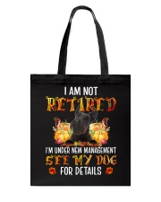 Retired - Scottish Terrier Tote Bag tile
