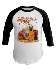 Fall Leaf - German Shepherd 2 Baseball Tee tile