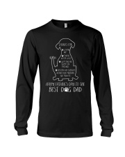 Happy Father Day Dog Dad - Dog Shape Long Sleeve Tee tile