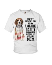 Father Day - Beagle Youth T-Shirt tile