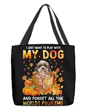 Forget Problems - Lagotto Romagnolo All-Over Tote tile