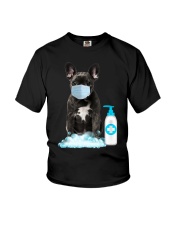 Hand Sanitizer French Bulldog Youth T-Shirt tile