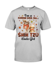 Pumpkin Kinda - shih tzu Classic T-Shirt front