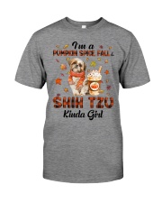 Pumpkin Kinda - shih tzu Premium Fit Mens Tee tile