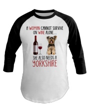 She Also Needs - Yorkshire Baseball Tee tile