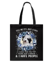 Hate People - Sheepadoodle Tote Bag tile