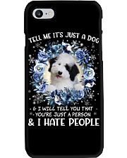 Hate People - Sheepadoodle Phone Case tile