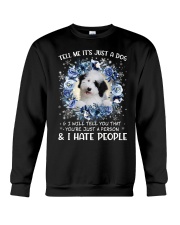 Hate People - Sheepadoodle Crewneck Sweatshirt tile