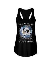 Hate People - Sheepadoodle Ladies Flowy Tank tile