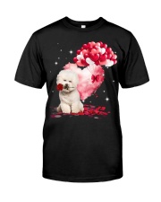 Valentine Balloon - CREAM Bichon Frise Classic T-Shirt front