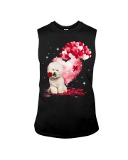 Valentine Balloon - CREAM Bichon Frise Sleeveless Tee tile