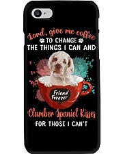 Give Me Coffee - Clumber Spaniel Phone Case tile
