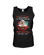 Give Me Coffee - Clumber Spaniel Unisex Tank tile