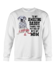Amazing Daddy - American Bulldog Crewneck Sweatshirt tile
