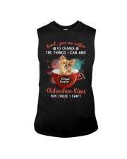 Give Me Coffee - TAN LONG HAIRED Chihuahua Sleeveless Tee tile
