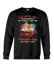 Give Me Coffee - TAN LONG HAIRED Chihuahua Crewneck Sweatshirt tile