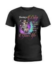 Happiest - Catahoula Leopard Dog Ladies T-Shirt tile