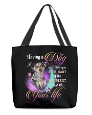 Happiest - Catahoula Leopard Dog All-Over Tote tile