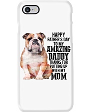 Happy Father Day - English Bulldog Phone Case tile