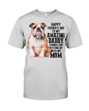 Happy Father Day - English Bulldog Premium Fit Mens Tee tile