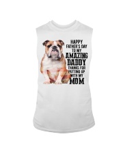Happy Father Day - English Bulldog Sleeveless Tee tile