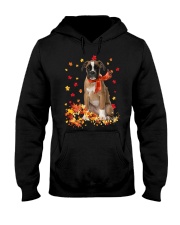 Autumn Leaves Scraf - Boxer Hooded Sweatshirt tile