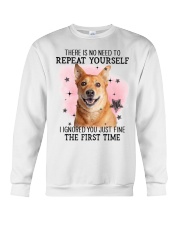 First Time - Carolina Dingo Crewneck Sweatshirt tile