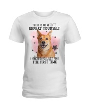 First Time - Carolina Dingo Ladies T-Shirt tile
