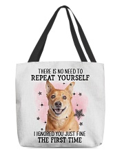 First Time - Carolina Dingo All-Over Tote tile
