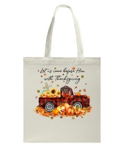 Thanksgiving - CHOCOLATE Labrador Tote Bag tile