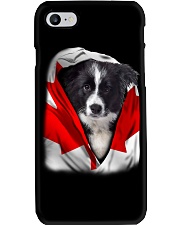 Canada Flag - Border Collie Phone Case tile