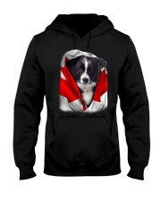 Canada Flag - Border Collie Hooded Sweatshirt tile