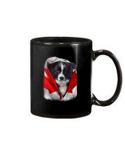 Canada Flag - Border Collie Mug tile