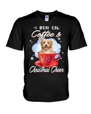 Xmas Coffee - Havanese 3 V-Neck T-Shirt tile