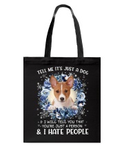 Hate People - Basenji Tote Bag tile