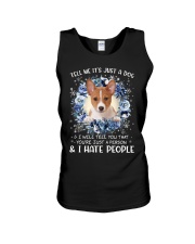Hate People - Basenji Unisex Tank tile