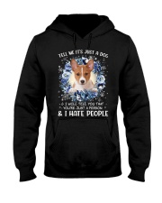 Hate People - Basenji Hooded Sweatshirt tile