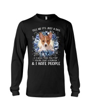 Hate People - Basenji Long Sleeve Tee tile