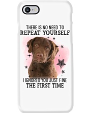 First Time - Chesapeake Bay Retriever Phone Case tile