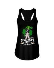 Happy Clover - Border Collie Ladies Flowy Tank tile